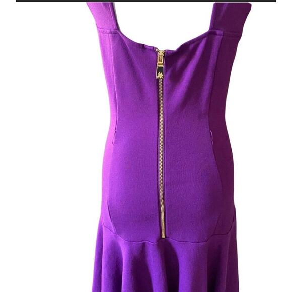 Kate Young For Target Drop Waist Dress Purple Size 2 Stretch - Picture 5 of 6